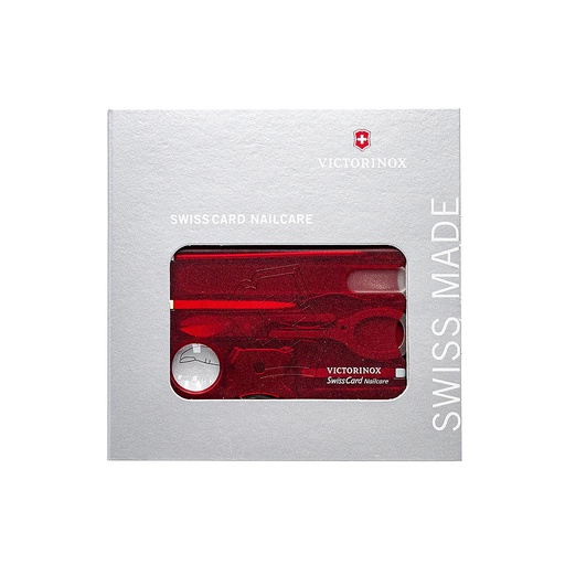 N03 SwissCard, Red Transparent