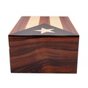 Humidor Luxe Drapeau Cubana