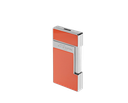 Briquet Slimmy laque corail et chrome