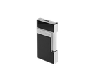 Briquet Slimmy laque noire et chrome