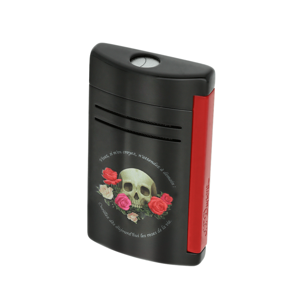 Briquet Maxijet Memento Mori noir