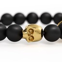 Punch Bracelet Oscuro Gold Skull II