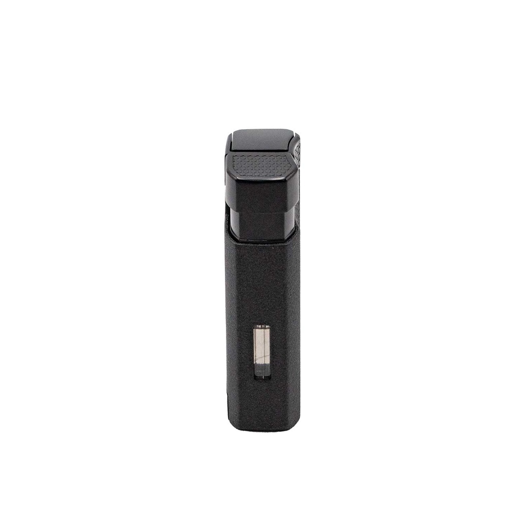 Briquet Excalibur 3-Jet Cross +V-Cutter black