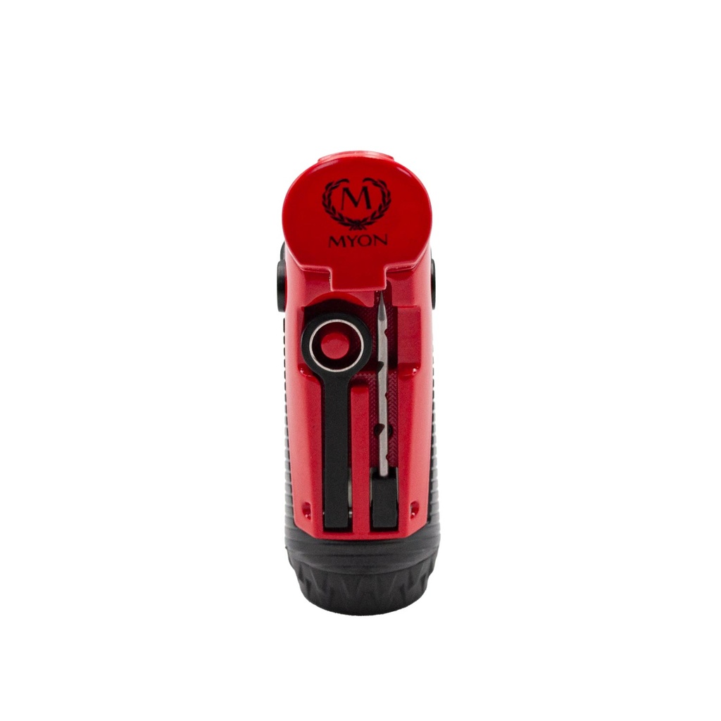 Briquet rouge 3 jet flammes