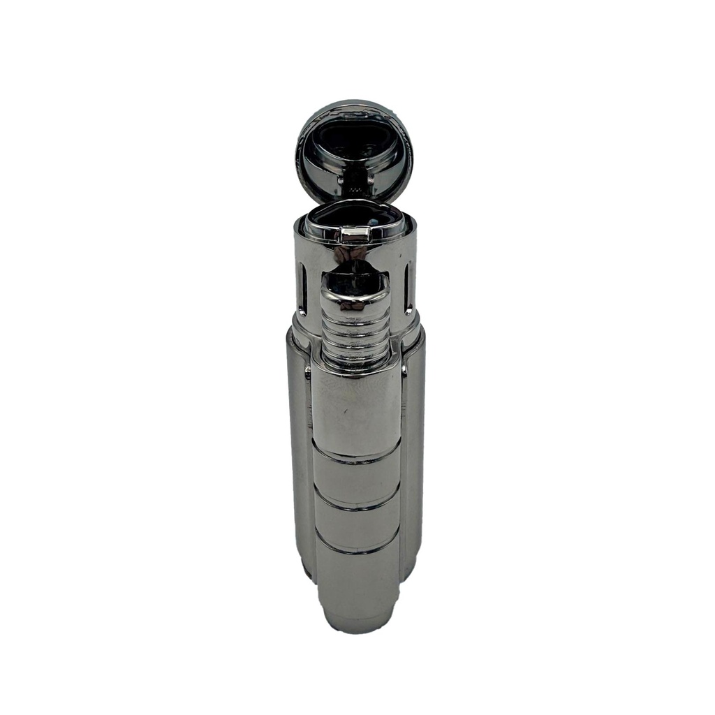 Briquet Triple Jets Flammes Chromé