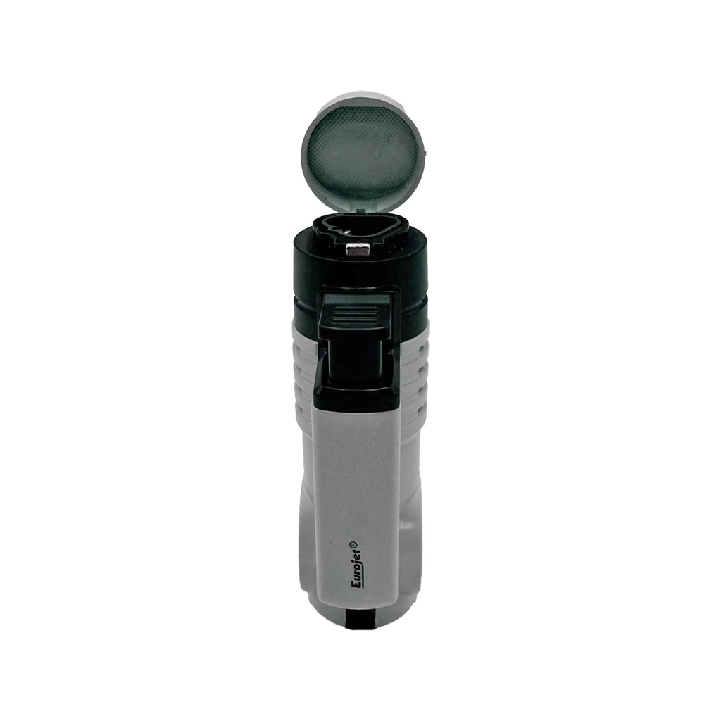 Briquet Triple Jets Flammes blanc