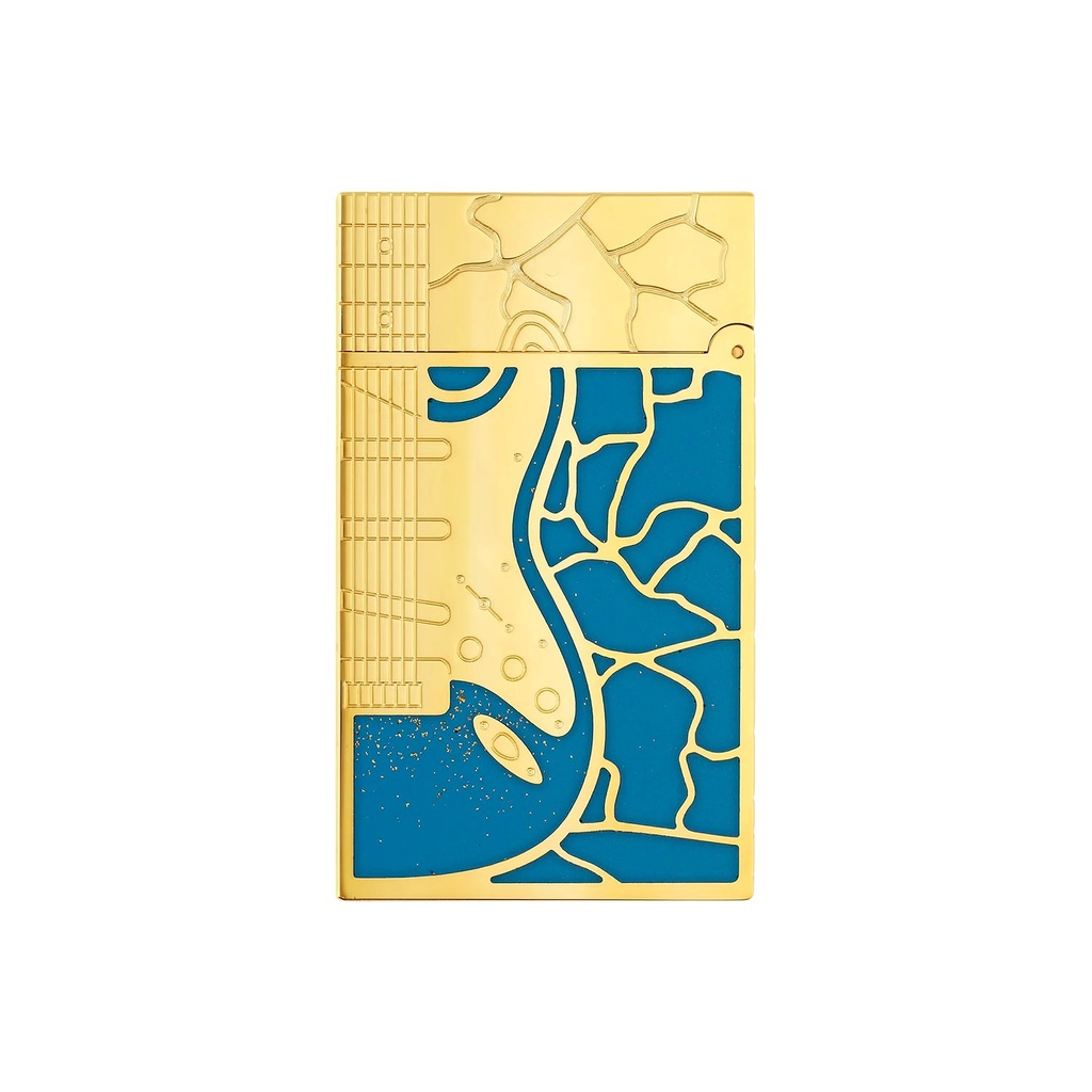 Briquet Ligne 2 Cling Fender blue gold