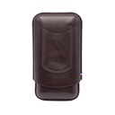 Dupont Etui 3 cigares Cuir Marron