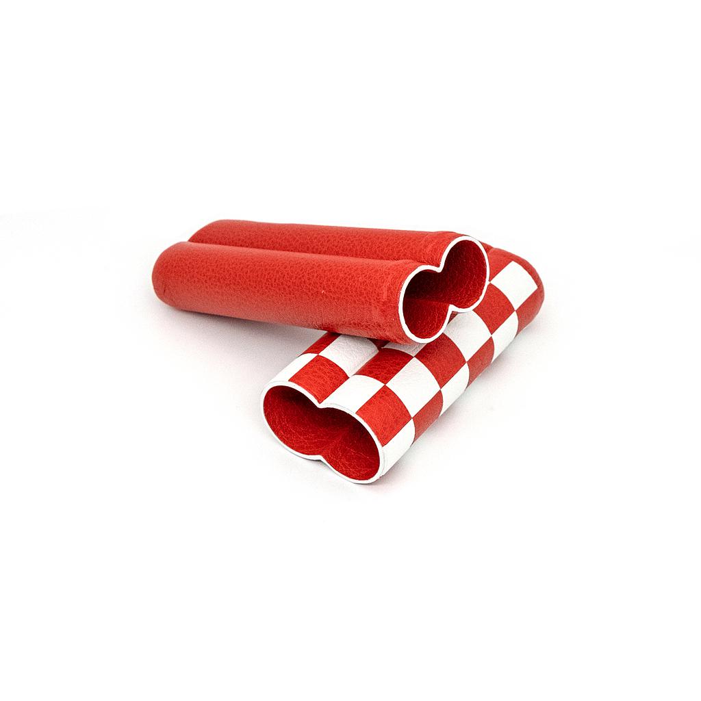 Fallon 2 cigares  Buffle rouge et blanc