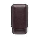 Étui S.T. Dupont 3 cigares cuir marron