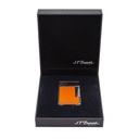 Briquet S.T. Dupont Ligne 2 guilloche sous laque orange vif