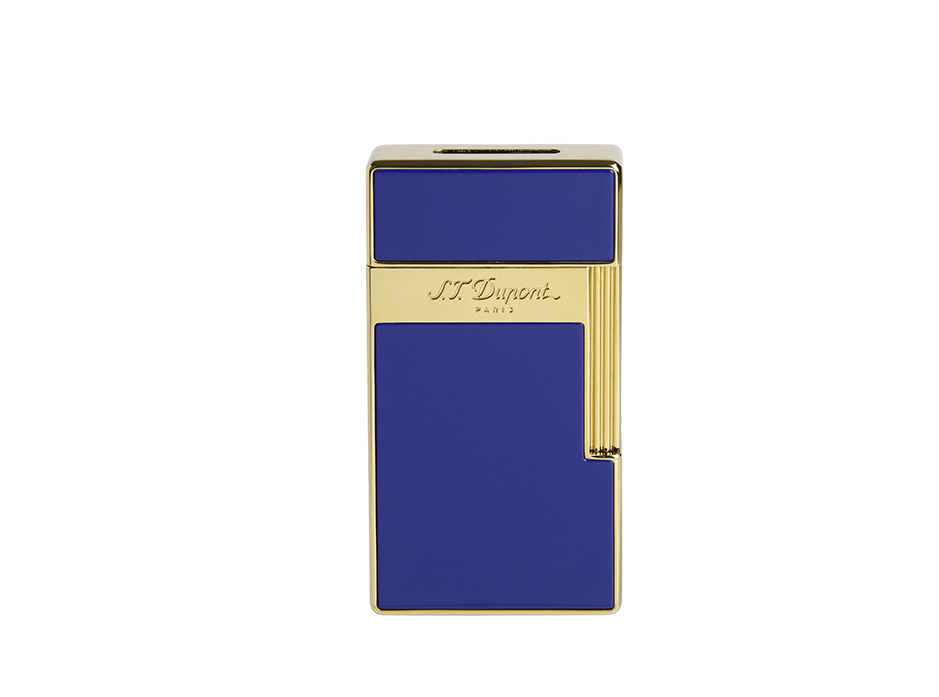 ​​​​Briquet S.T. Dupont Biggy laque bleue et doré