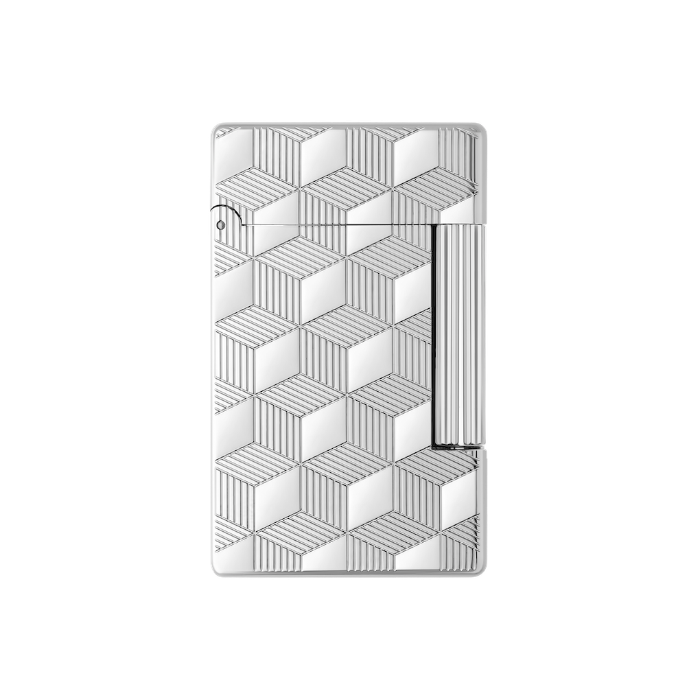 S.T.Dupont Briquet Initial Cube argenté