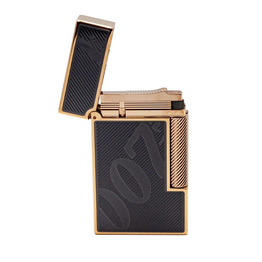 Briquet Ligne 2 James Bond noir & or