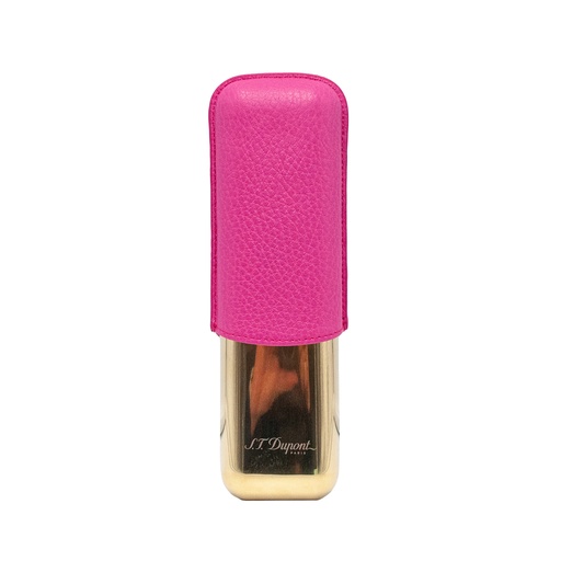 S.T.Dupont Etui 2 cigares rose et doré