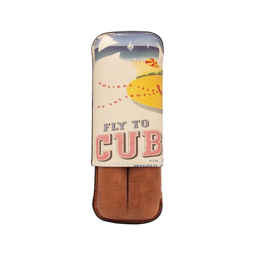 Étui 2 cigares Fly To Cuba