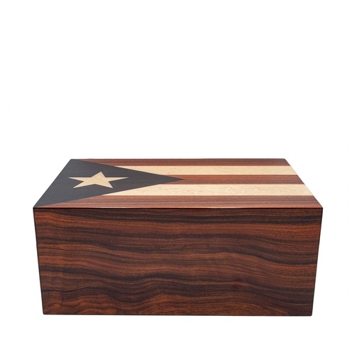 ​​Humidor Luxe drapeau cubain