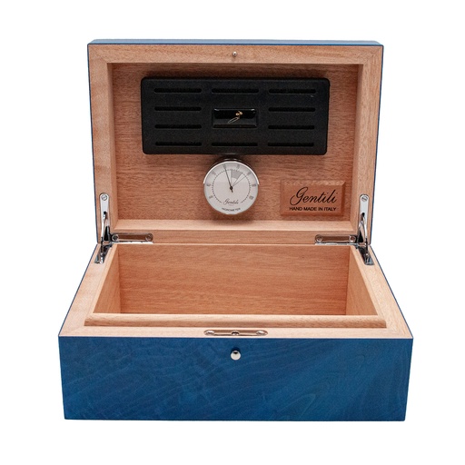 ​​Humidor Gentili Arbousier bleu