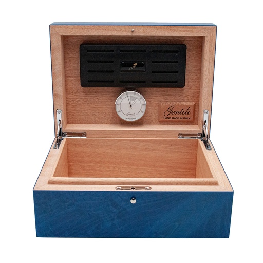 Humidor Luxe Arbousier bleu