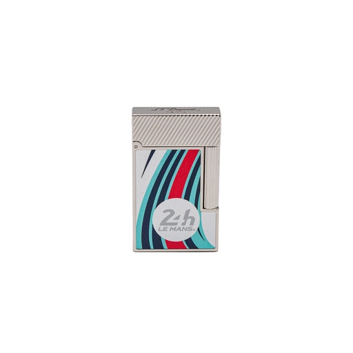 Briquet Dupont Ligne 2 Cling 24h du Mans white/pal