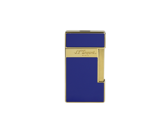 S.T.Dupont Slimmy laque bleue et doré