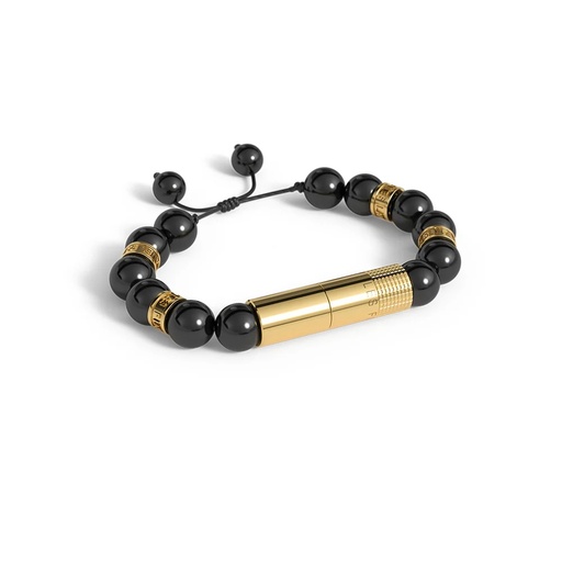 Les Fines Lames Punch Bracelet Oscuro Gold Ring