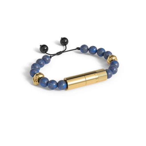 Punch Bracelet Noche Gold Skull