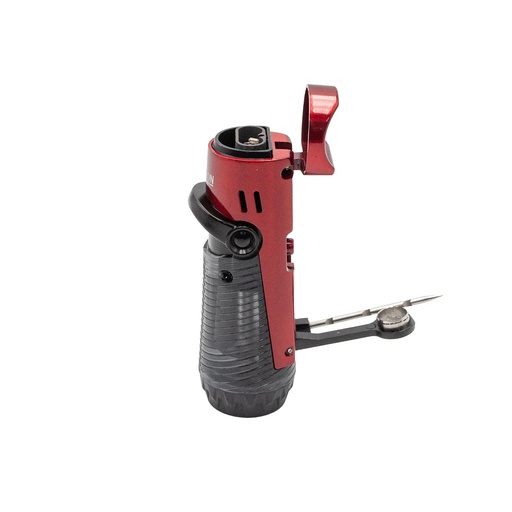 Ronson Bora Jet Flame red black