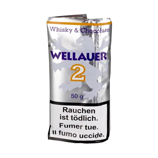 Wellauer Tabac à Pipe 50 gr No2 Whisky & Chocolate