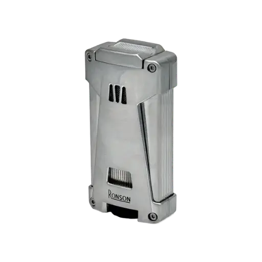 Ronson Hurricane 3 Jets Flamme chrome satin