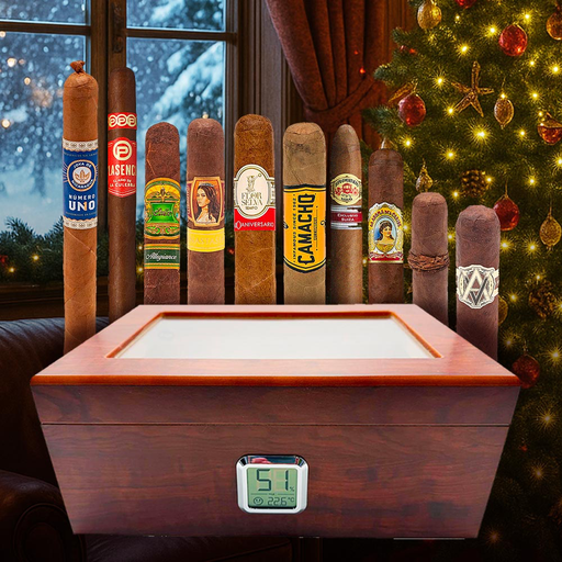 Humidor bois & Cigares Set Noel 2025