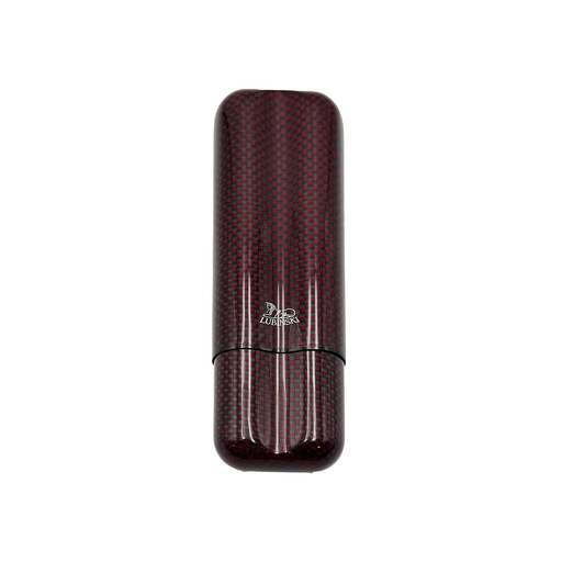 Lubinski Etui 2 cigares Carbone red 